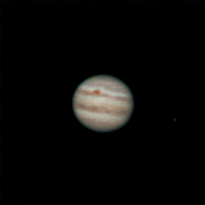 Jupiter with GRS and Io